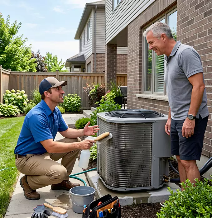 Why Saint Clair Shores, MI Homeowners Choose Saint Clair Shores HVAC for Outdoor AC Unit Cleaning?